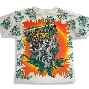 Rare Vintage 90s “Smokea Phat Bone” Weed T-Shirt